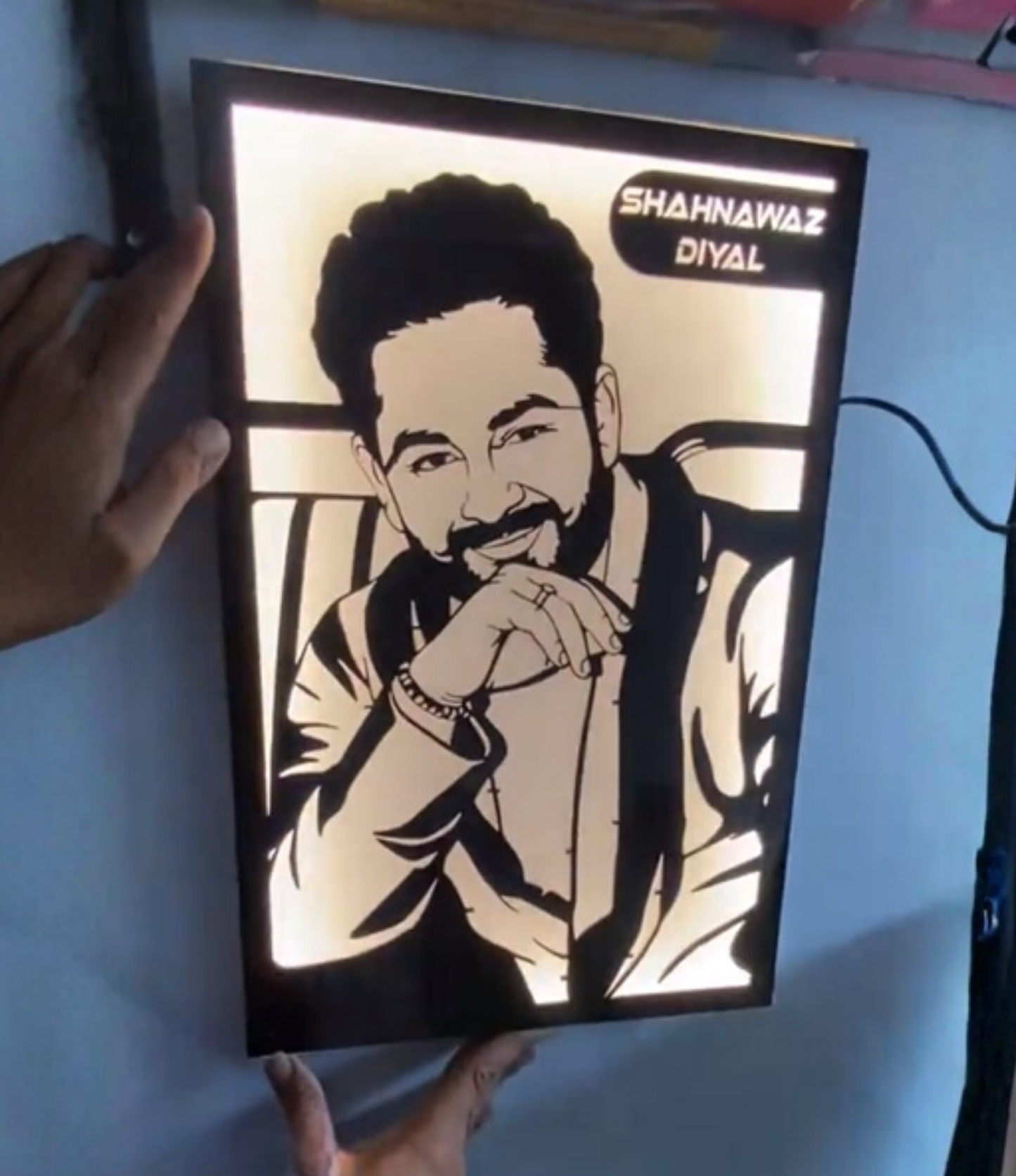 Custom Acrylic Frame – Your Photo, Your Name, Your Art