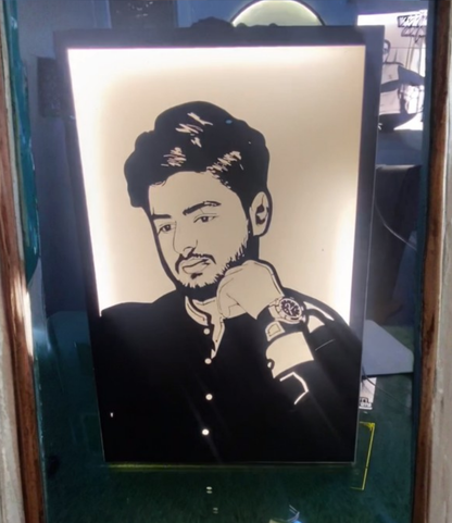 Custom Acrylic Frame – Your Photo, Your Name, Your Art